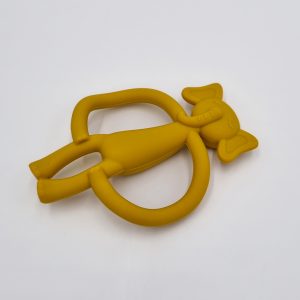 Silikoninis kramtukas, drambliukas geltonas (2)