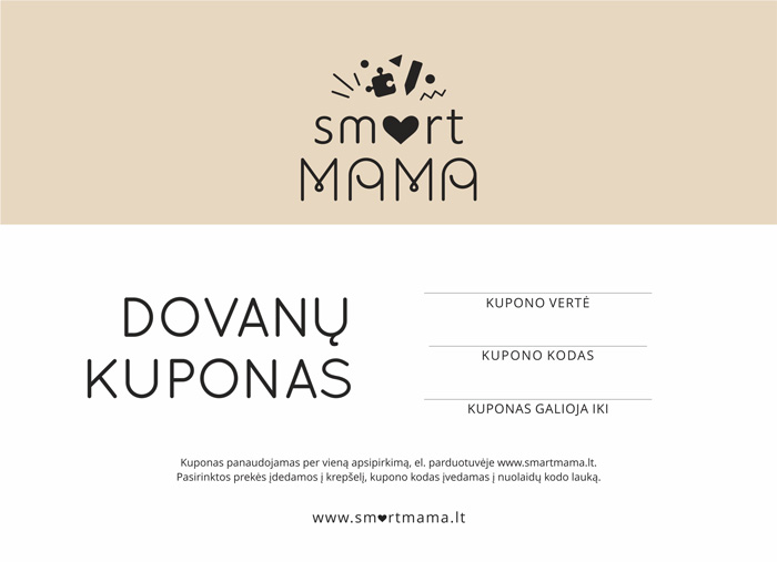 Dovanų kuponas SMART MAMA