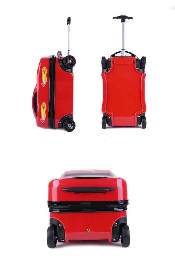 Vaikiškas lagaminas raudonas (4)
