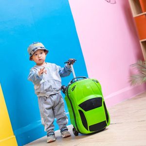 Vaikiškas lagaminas žalias (3)