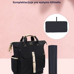 Mamos kuprinė juoda (8)