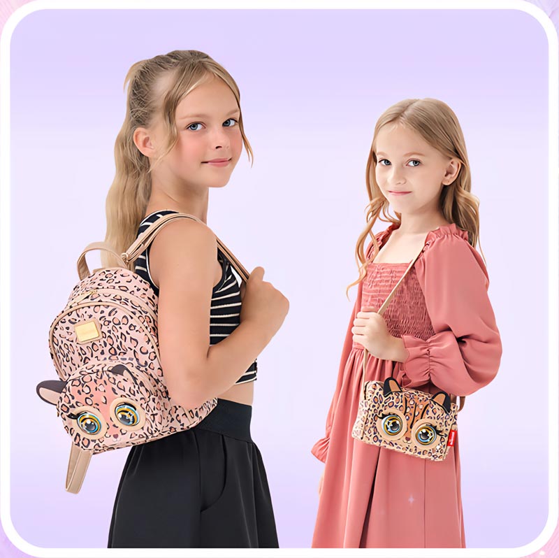 Mirksinti kuprinė, leopardas (7)
